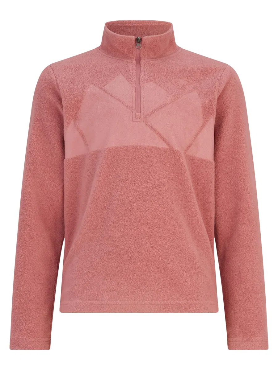 Ziener Jonki Pull de Ski, Pull de Ski, t-Shirt Fonctionnel | Respirant, Polaire, Chaud Mixte Enfant