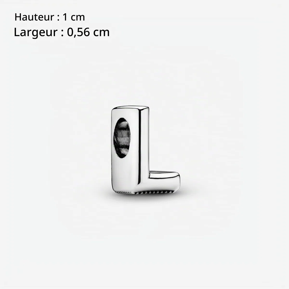 Pandora Charms Lettre en argent sterling