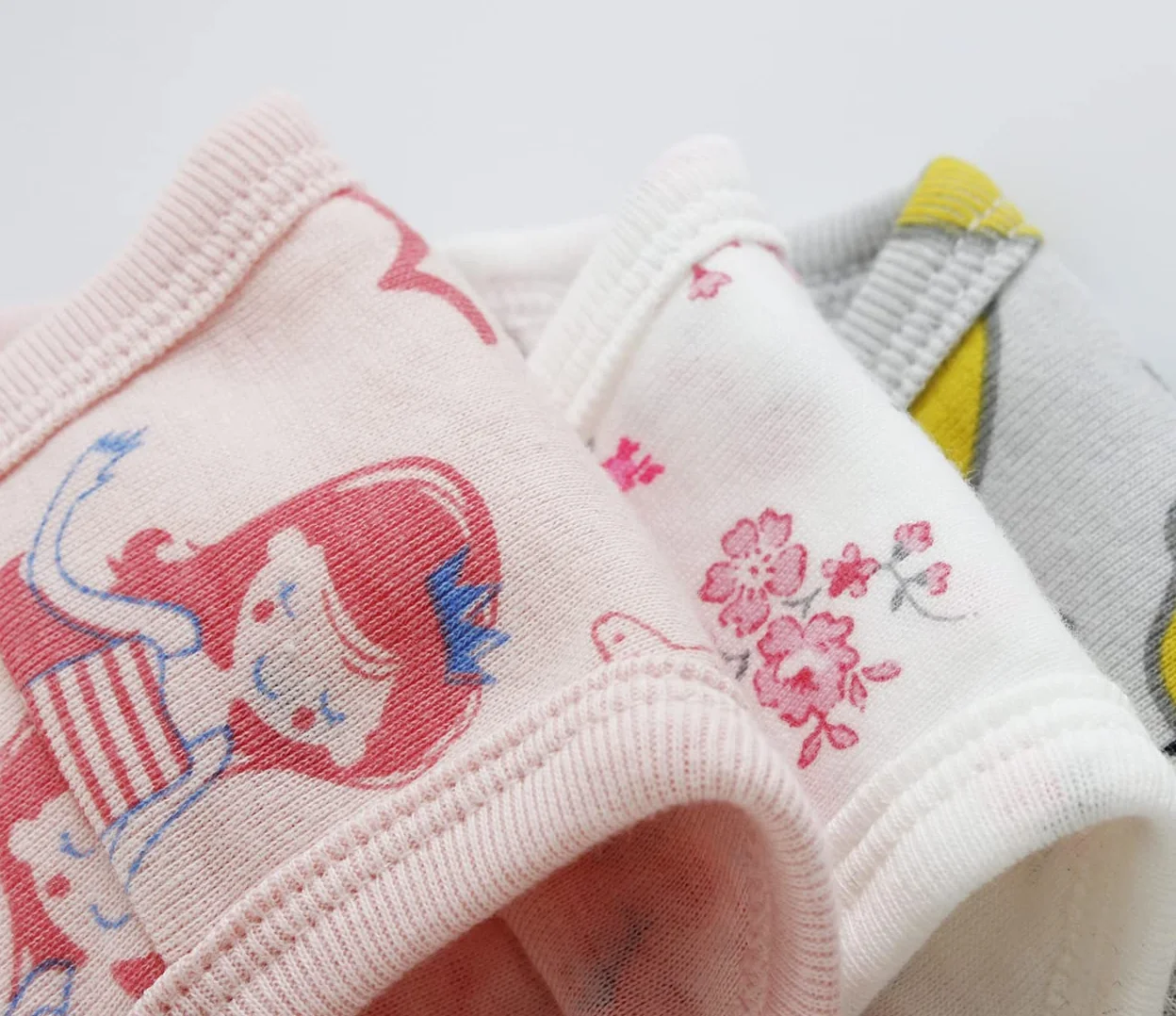 Culotte Fille sous-vêtement Slip Pur Coton Lot de 12