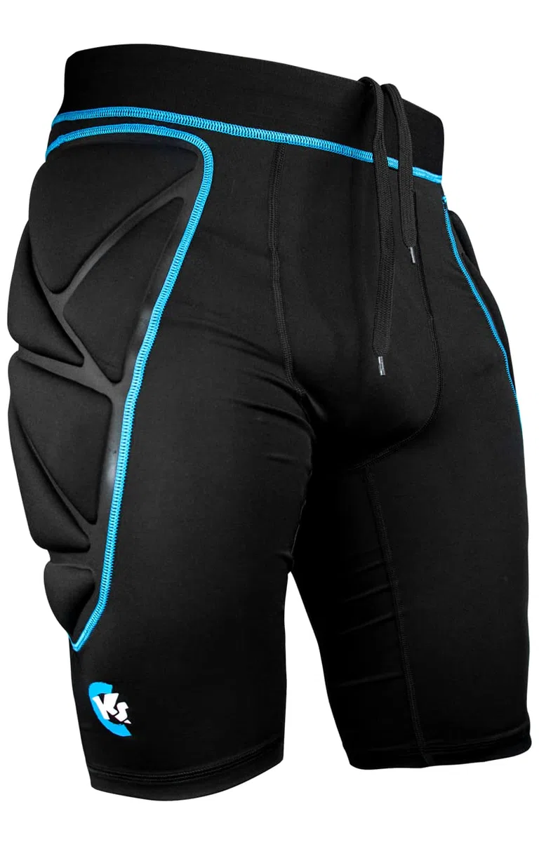 KEEPERsport - Sous-vêtement rembourré de gardien de but - Short de protection pour gardien de but - Taille 128-XXL - Noir