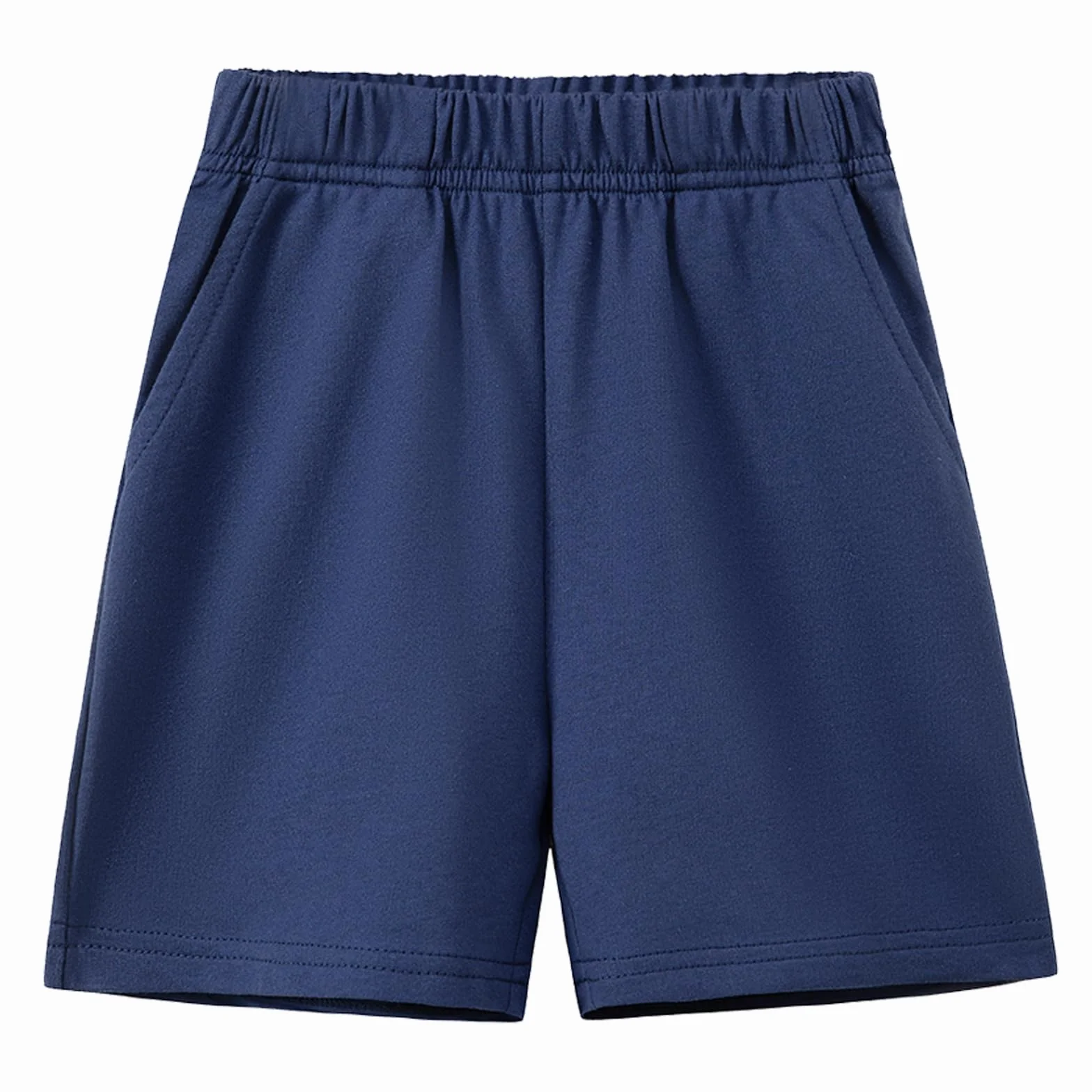 Short Enfant Garçon Shorts et Bermudas en Coton Taille Élastique, 2 Poches, Lot de 3