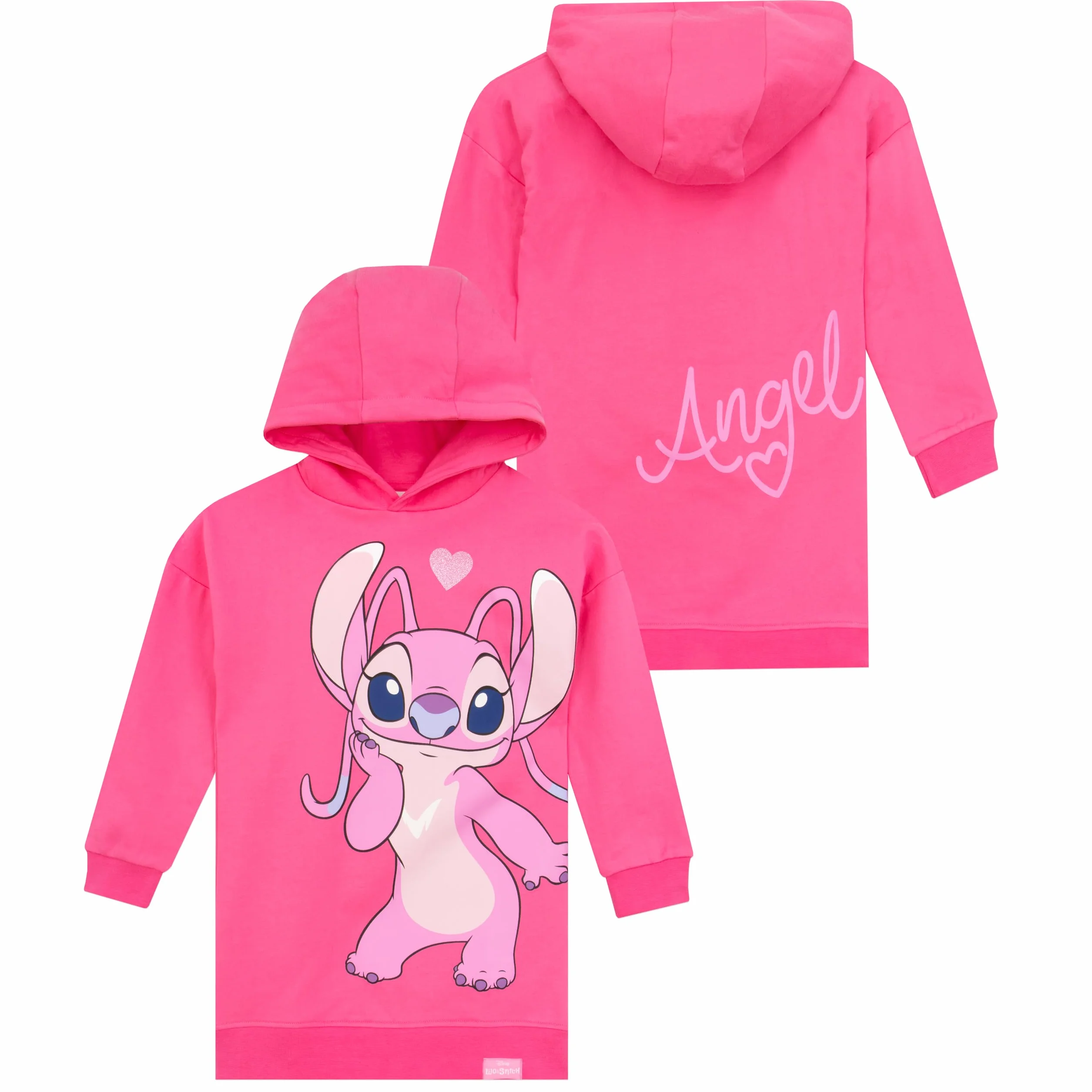 Disney Pull Stitch | Stitch Et Angel Sweat Enfant Fille | Long Sweats à Capuche Fille | Stitch Vetement Fille | 5 A 13 Ans