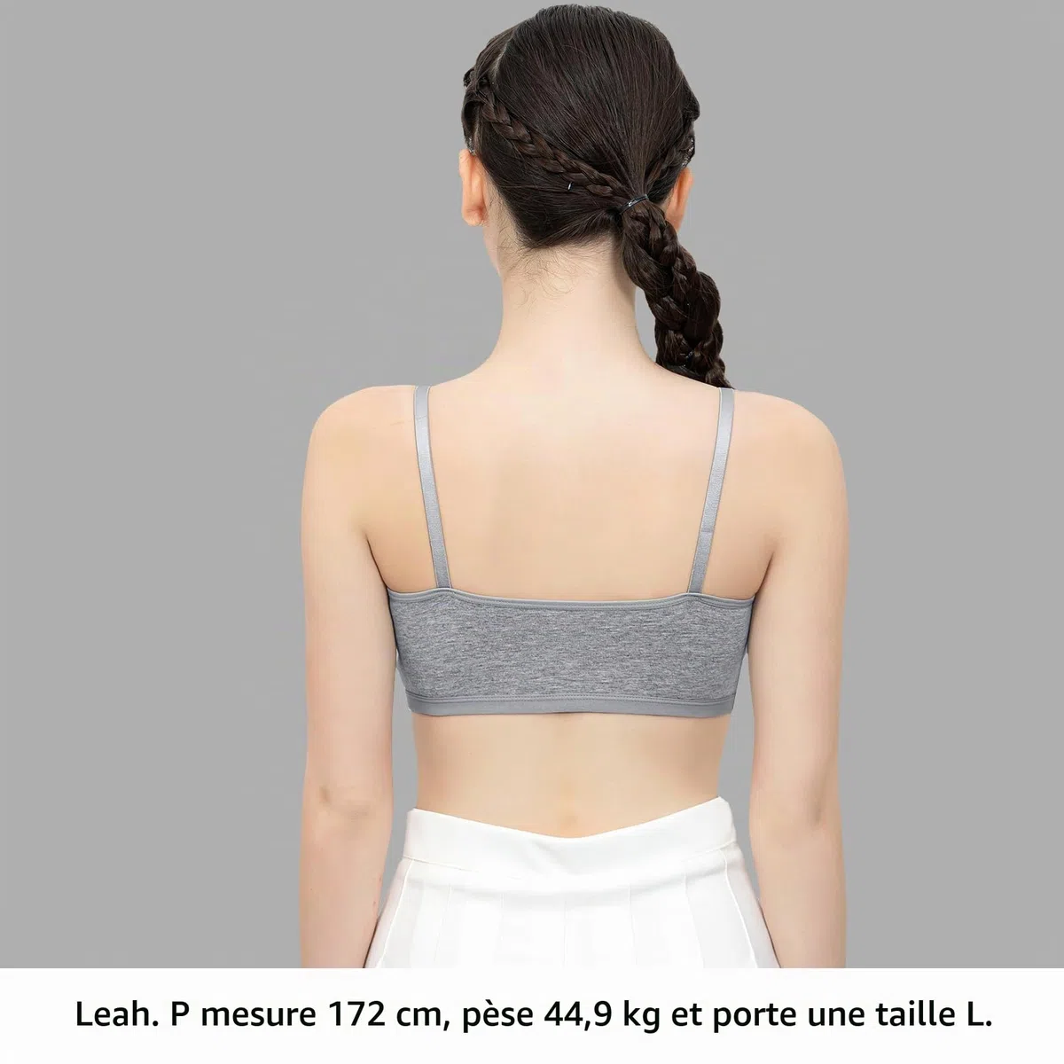 SALIA GIRL Soutiens-Gorge Camisoles de Sport en Coton pour Adolescentes, Tailles 10 à 16, avec Bretelles réglables et Coussinets Fixes