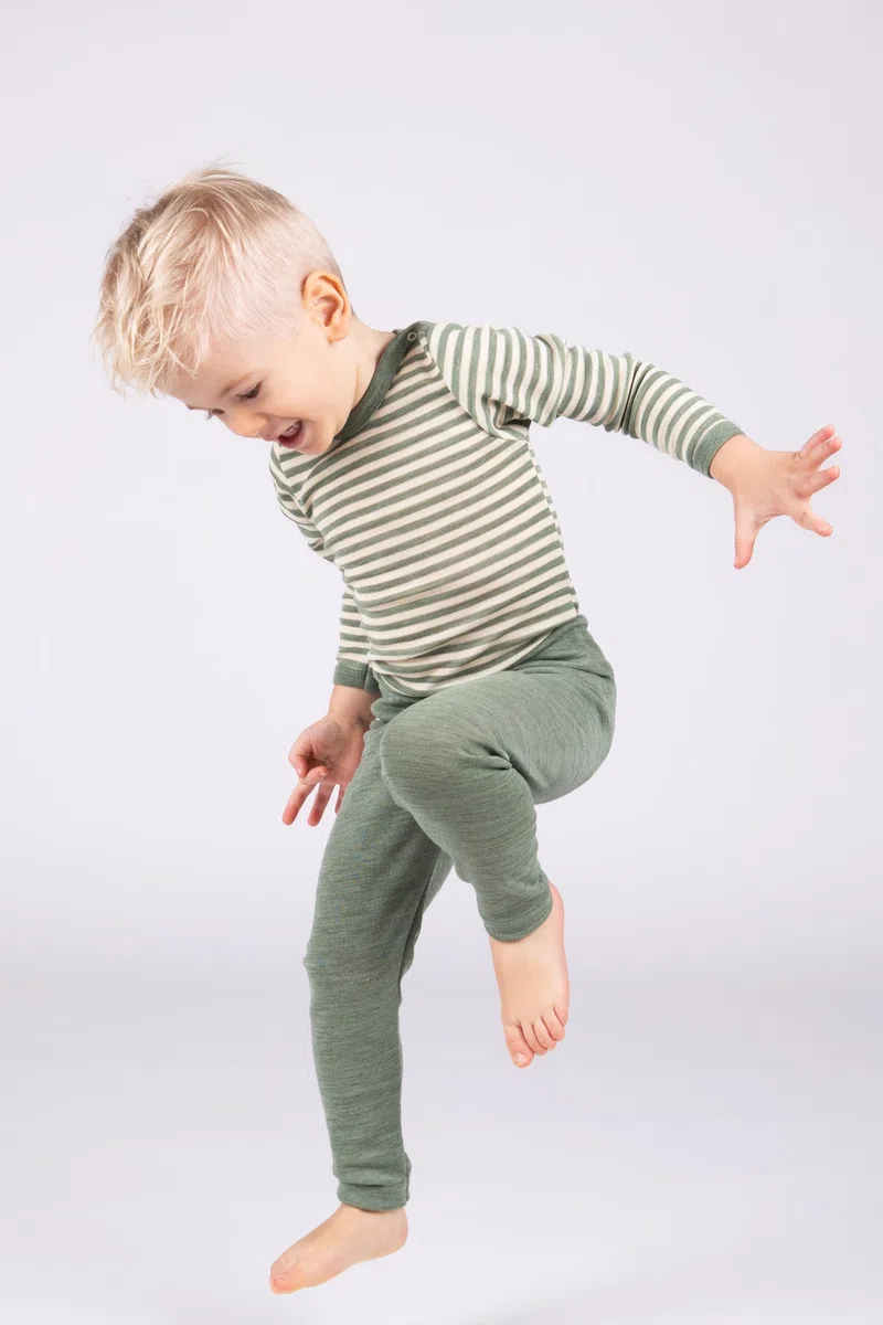 Cosilana, Legging pour enfants/Caleçon longue, 45% Coton KBA, 35% Laine KbT, 20% Soie