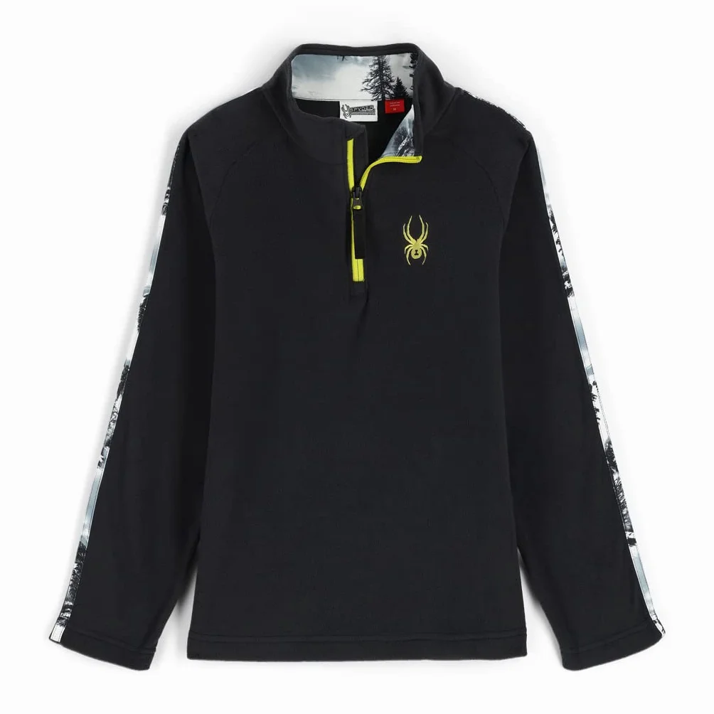 Spyder Polaire Speed Youth Veste, Noir, 164 cm Garçon