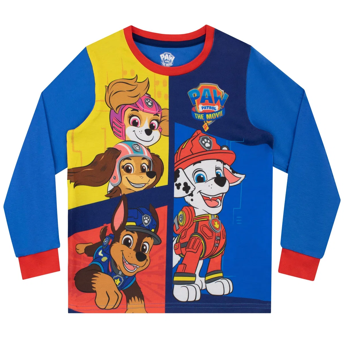 PAW PATROL Ensemble de Pyjamas Bébé Garçon Bleu 4-5 Ans