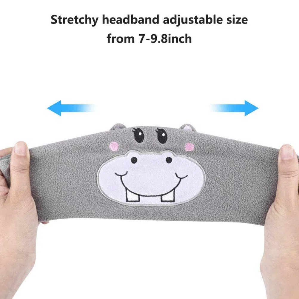 Casque sans Fil pour Enfants, Bandeau Bluetooth V5.0 pour Enfants, Masque de Sommeil Bluetooth, Bandeau Souple avec Haut-parleurs et Micro pour la Maison, Voyage
