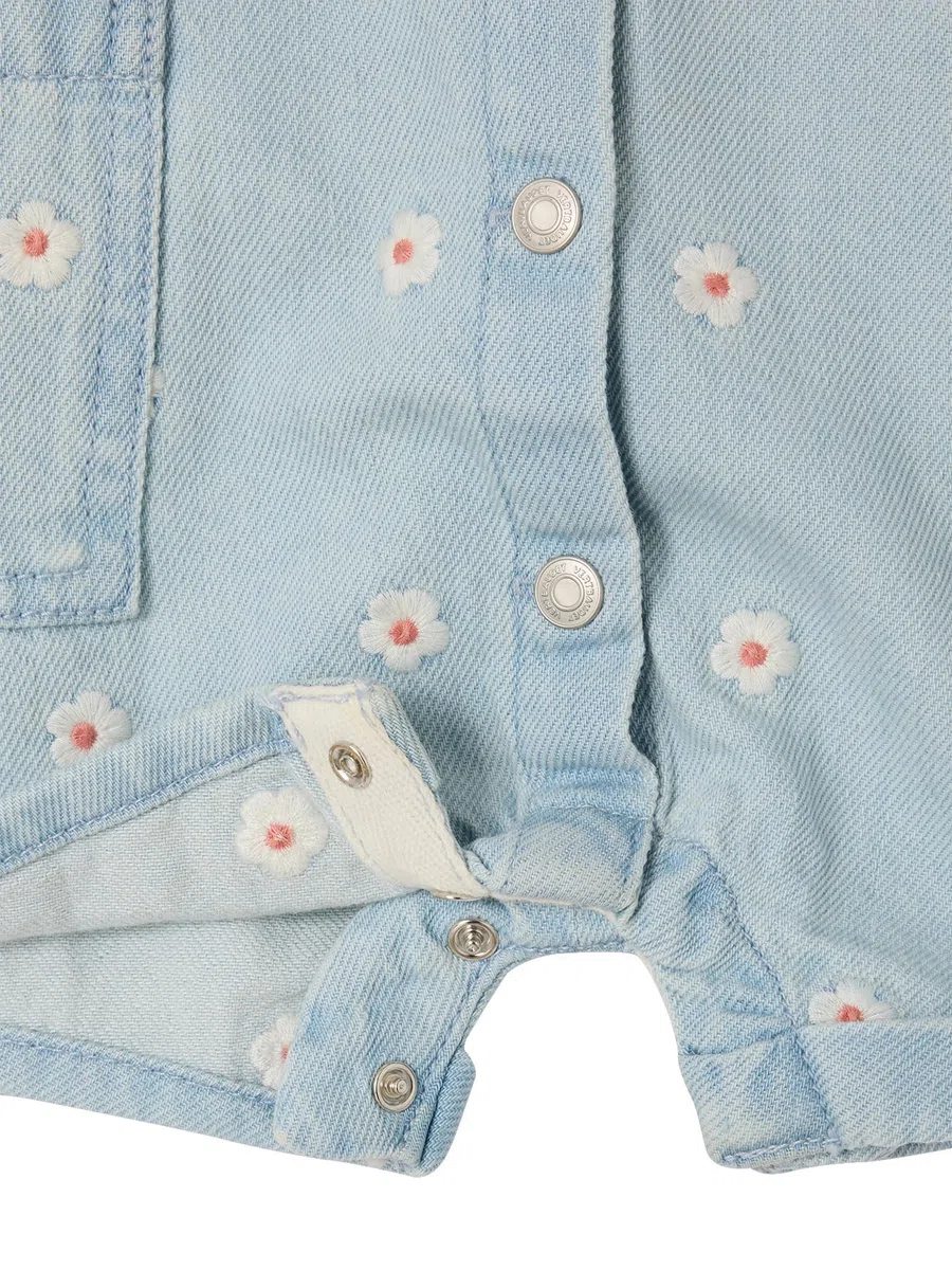 VERTBAUDET Combishort bébé fille denim
