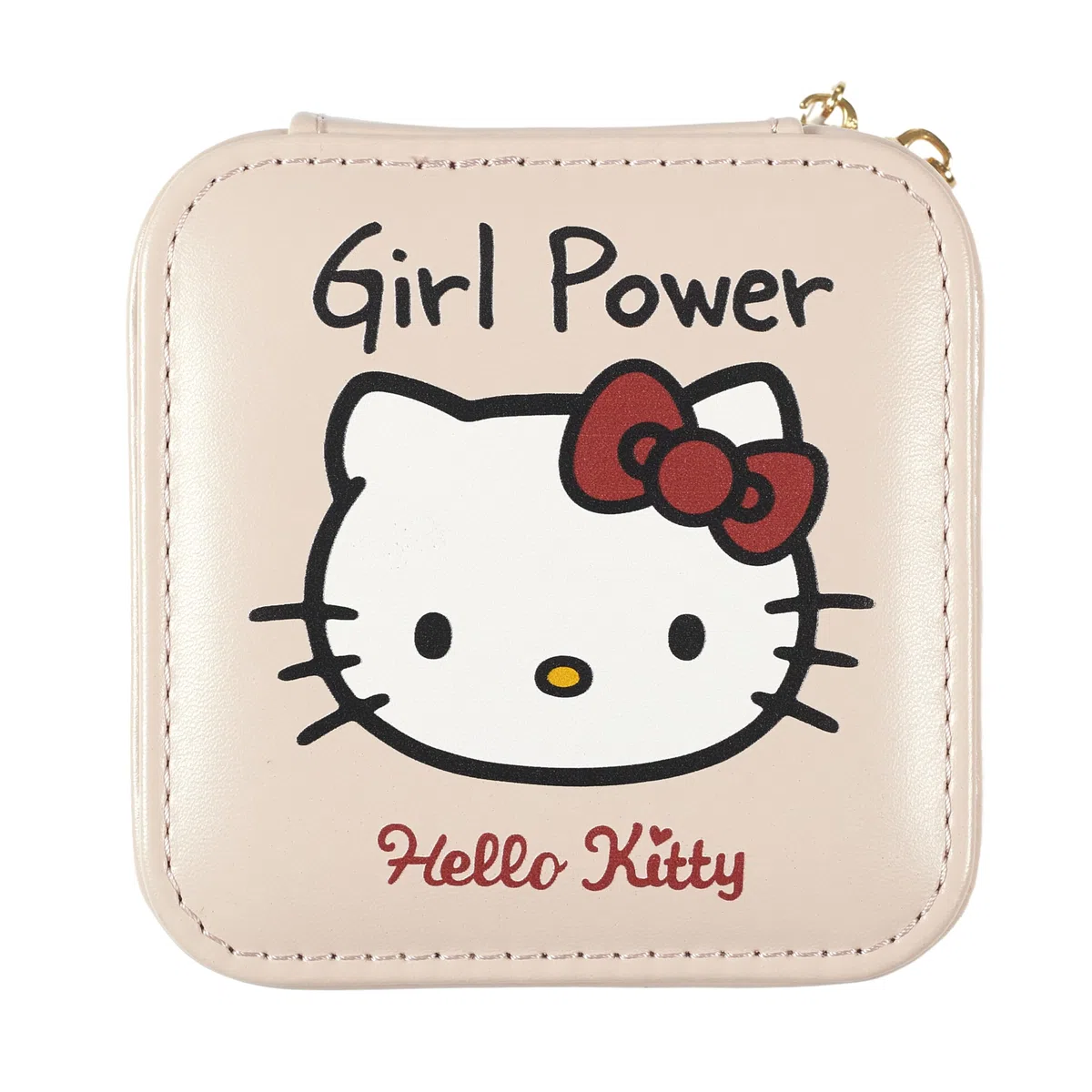 La Chaise Longue HELLO KITTY - Coffret à Bijoux Hello Kitty - Polyuréthane, Polyester et Fer - Design Adorable et Fonctionnel, Rangement Pratique - Taille 10.4 x 5.7 x 10.4 cm - Couleur Rose