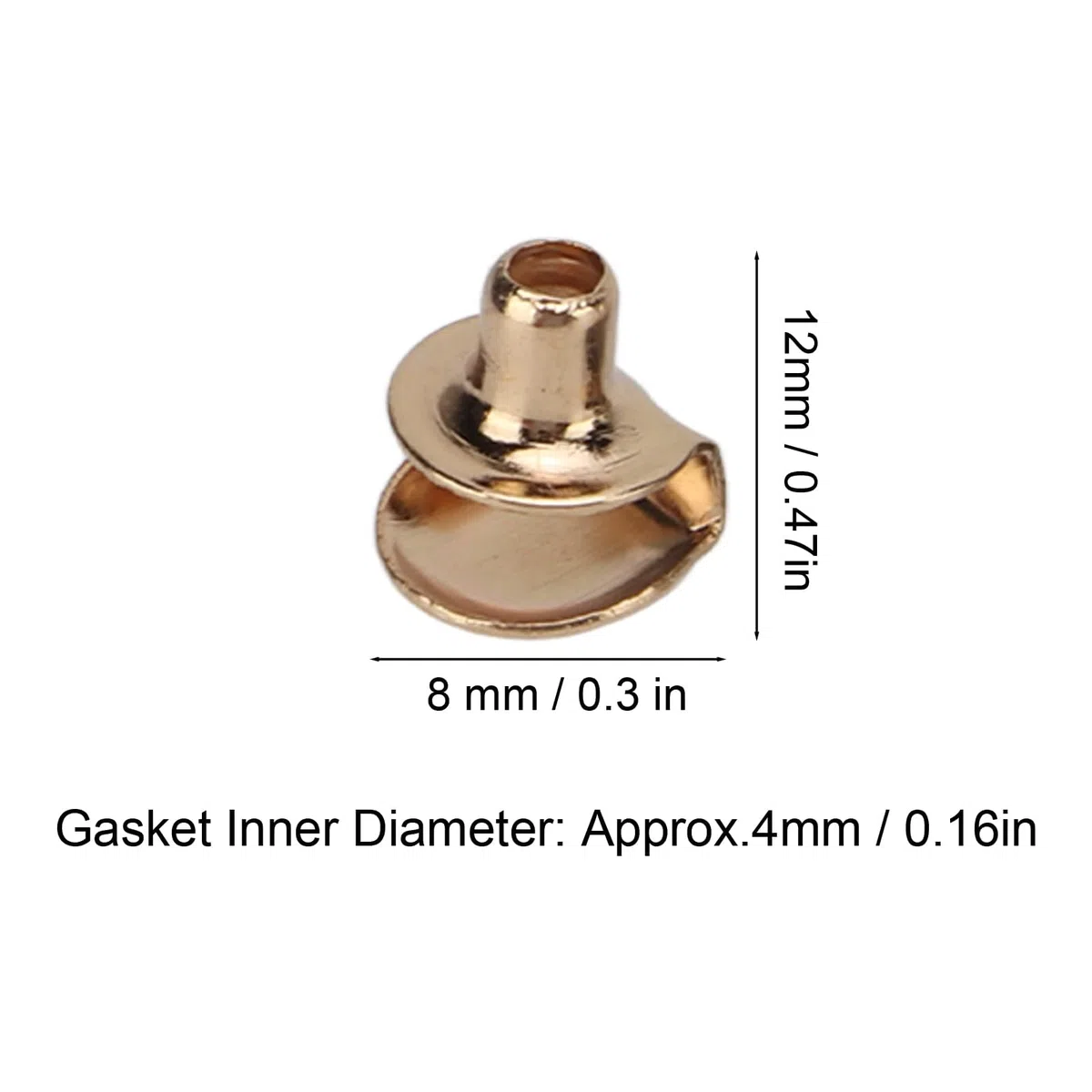 Crochets de dentelle de botte en cuivre pur, crochets ronds en forme de U pour chaussures, Kit de réparation de bottes, outil d'installation extérieur d'alpinisme 8mm (10mm)