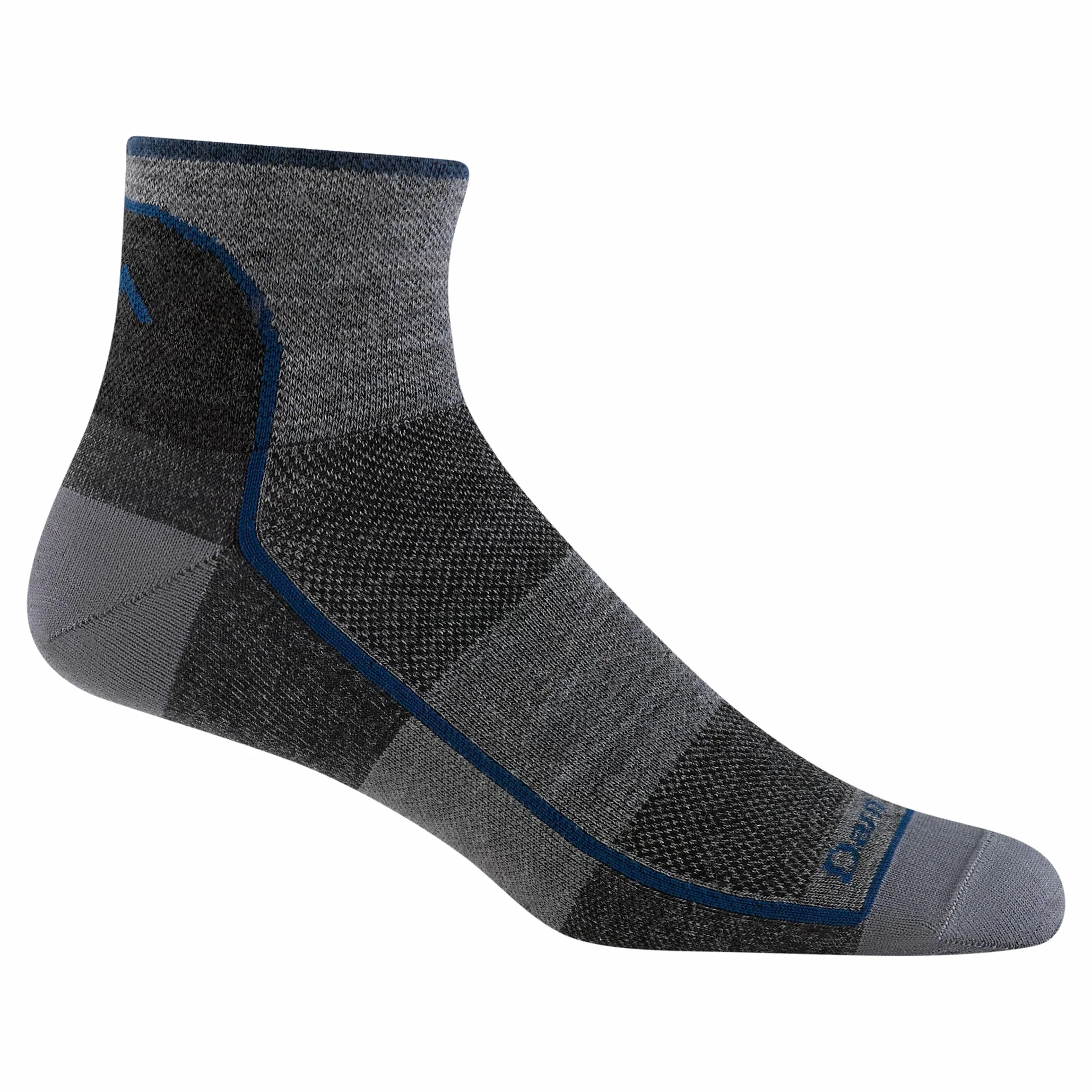 Darn Tough Quarter Chaussettes de Course légères pour Homme (Style 1715)