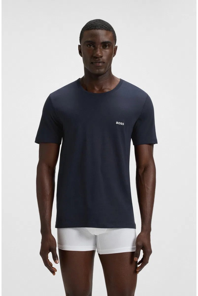 Boss 3-Pack Crew Neck Cotton Jersey T-Shirts T-Shirt Homme (Lot de 3)