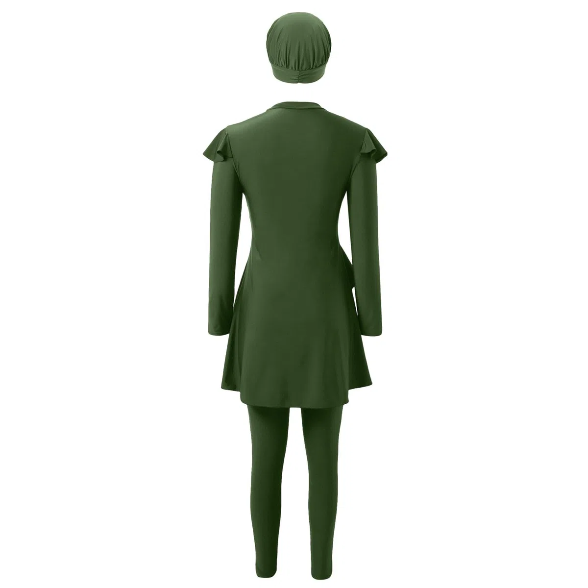 Femmes Maillots de Bain Musulmans Islamique Modest Couverture Complète Burkini Manches Longues Haut Pantalon Natation été Tenue de Plage Maillots Rashguards 3 Pièce Confortable