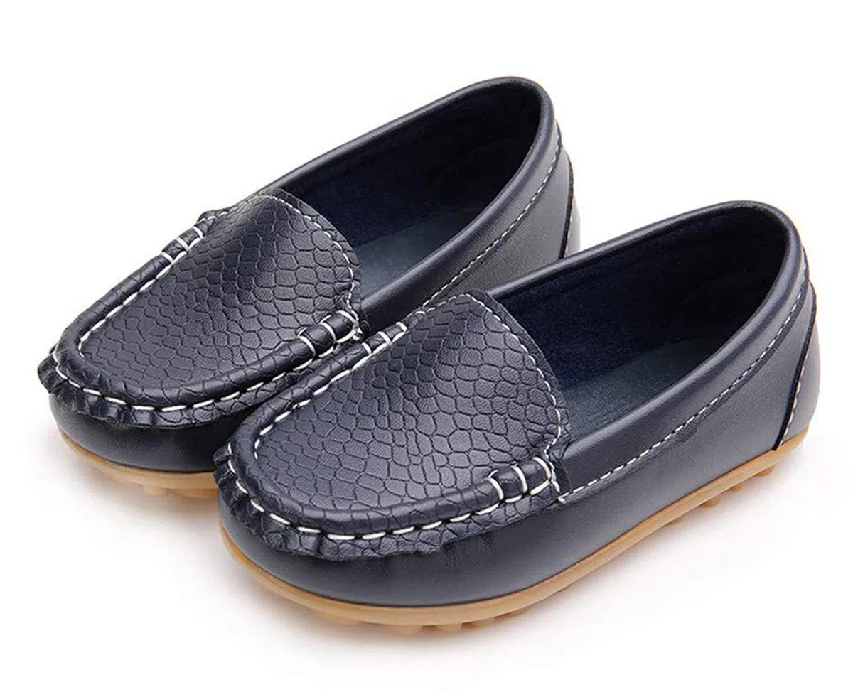 Garçons Chaussure Bateau Cuir Mocassin Enfant Loisirs Confort Chaussures Fille Plates Loafers Mode Princesse Oxford Chaussures