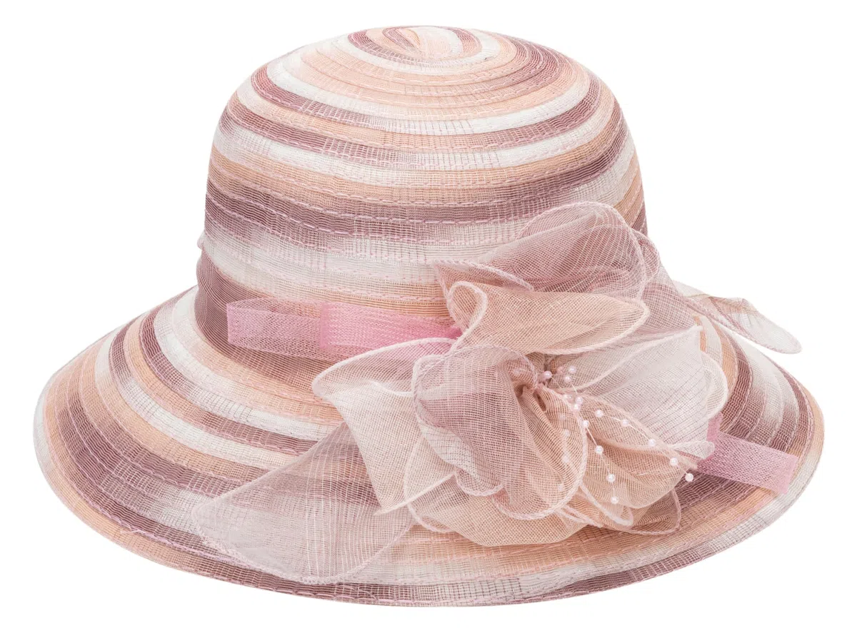 Chapeau Kentucky pour femme - Chapeau d'église - Chapeau cloche d'extérieur - Chapeau cloche pour le thé, robe de mariée